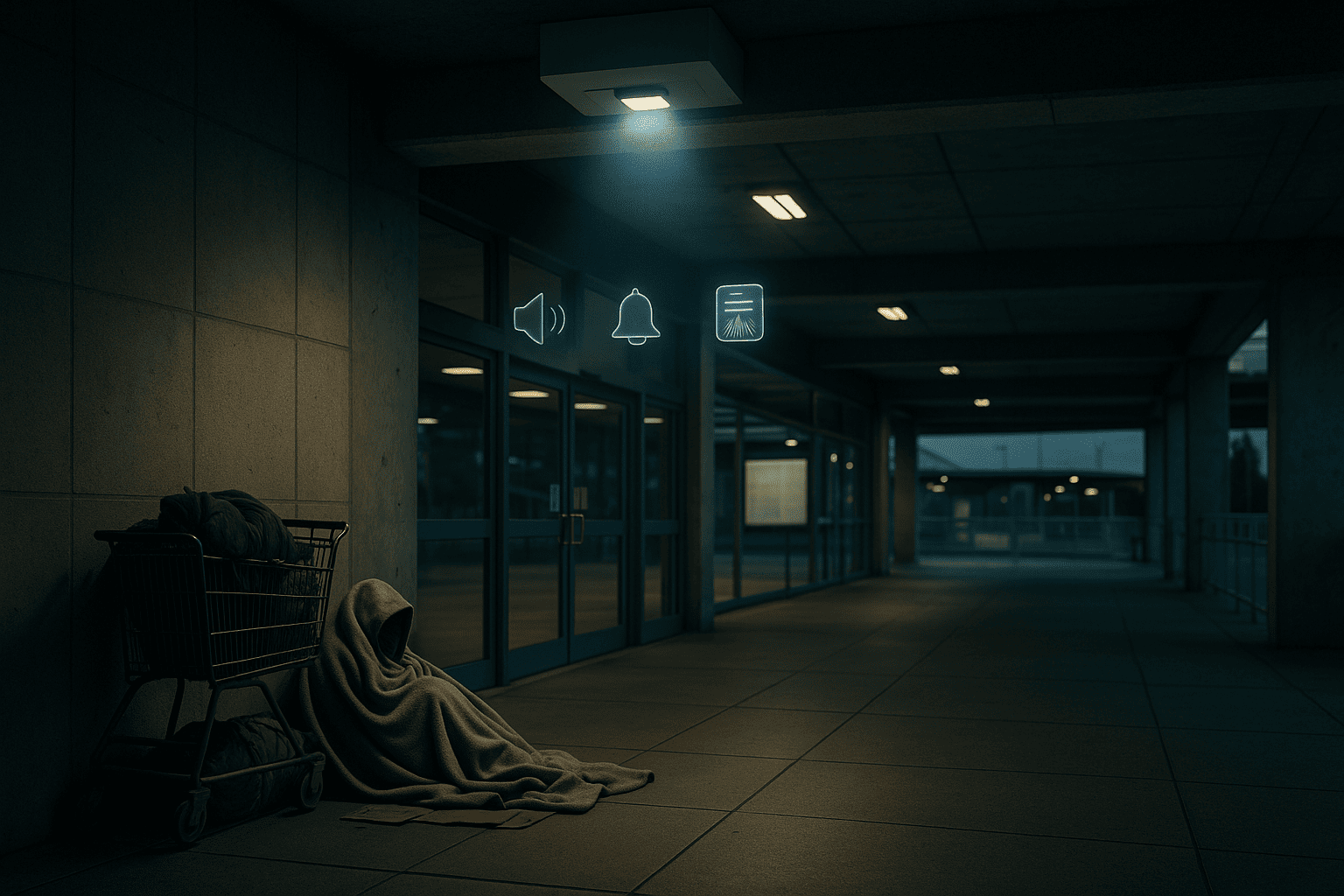 Interior of a modern public building